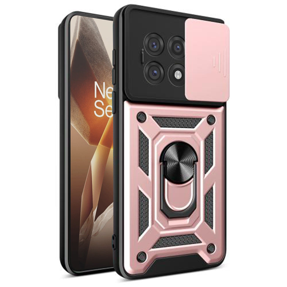 Калъф за OnePlus 13R, Techsuit, CamShield, Розов