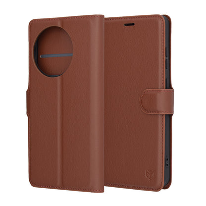 Калъф за OnePlus 13R, Techsuit, Leather Folio, Кафяв