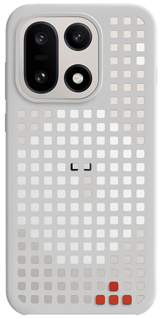 Калъф за OnePlus 15, Hole Pattern Magnetic, Сив, Презапечатан 5431102022
