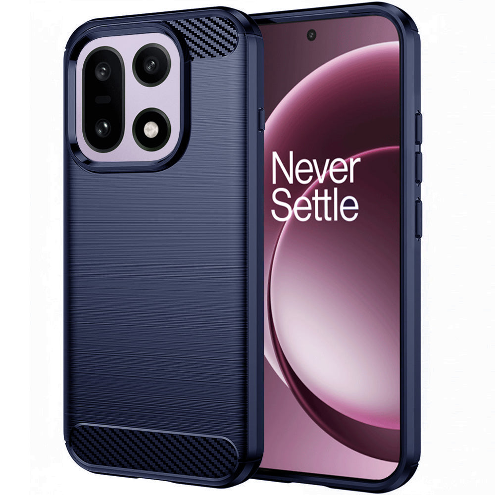 Калъф за OnePlus 15, Techsuit, Карбон, Син