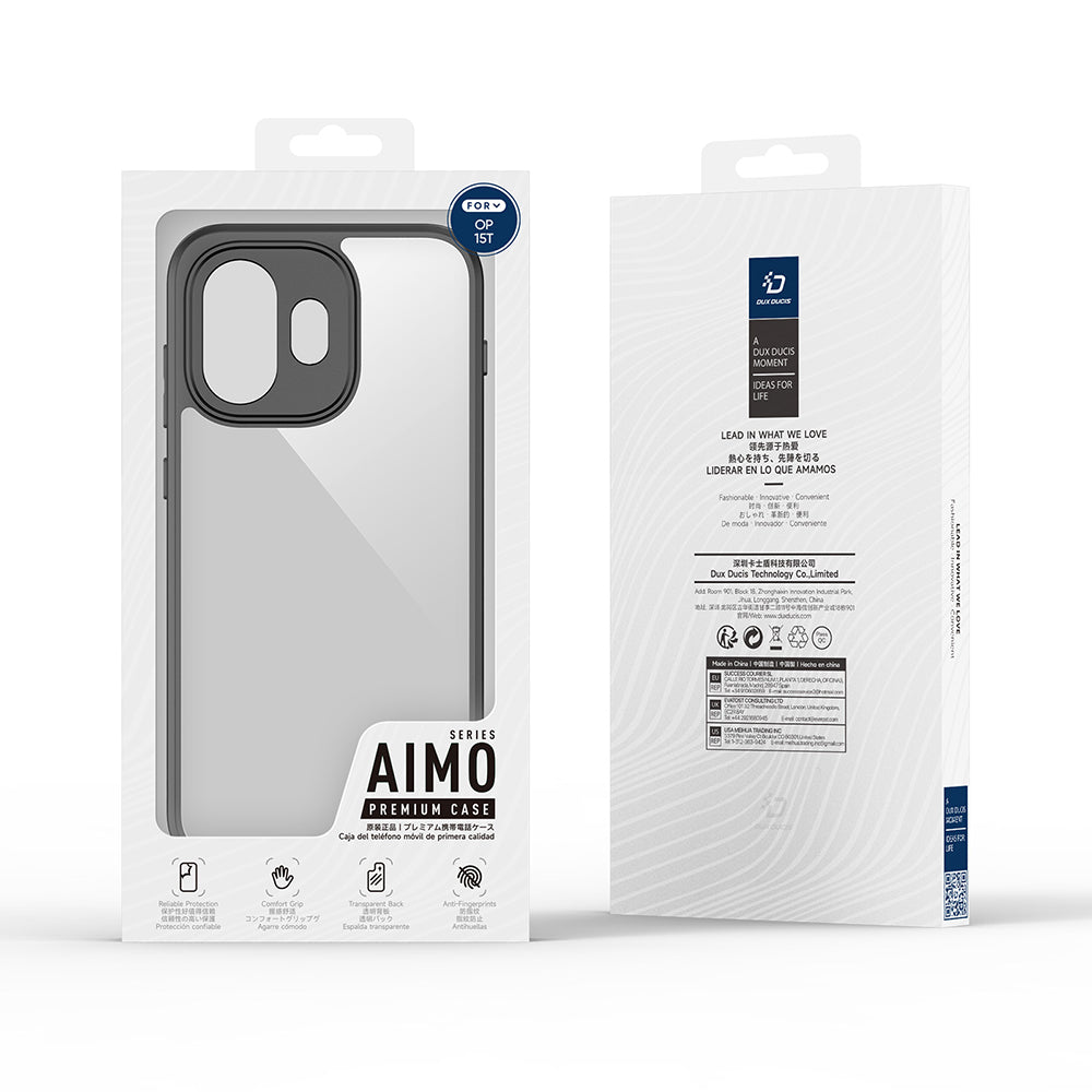Case for OnePlus 15T, Dux Ducis, Aimo, Black