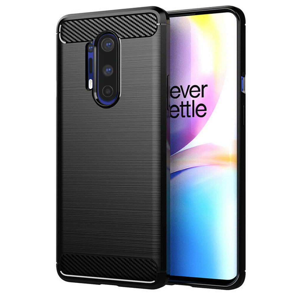 Калъф за OnePlus 8 Pro, Techsuit, Карбон, Черен