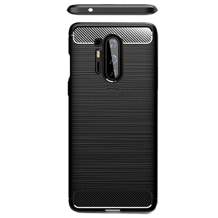 Калъф за OnePlus 8 Pro, Techsuit, Карбон, Черен