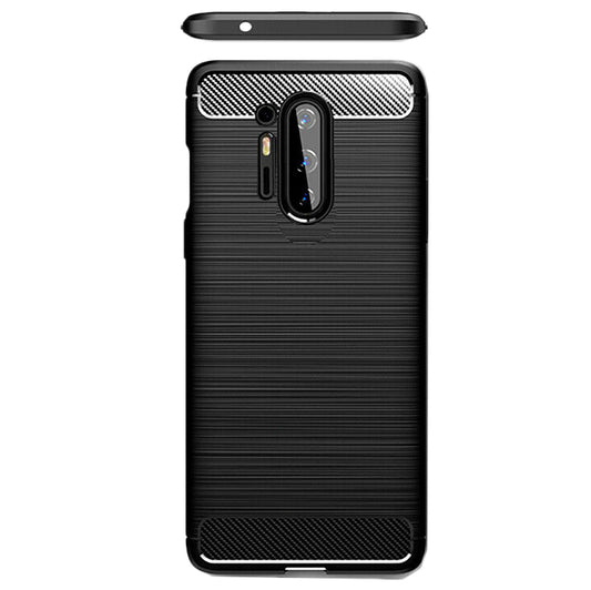 Калъф за OnePlus 8 Pro, Techsuit, Карбон, Черен