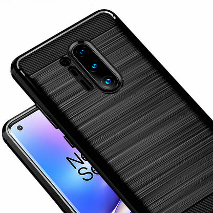 Калъф за OnePlus 8 Pro, Techsuit, Карбон, Черен