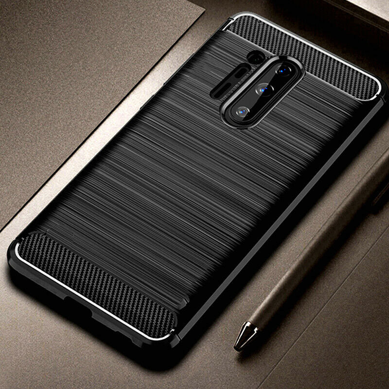 Калъф за OnePlus 8 Pro, Techsuit, Карбон, Черен