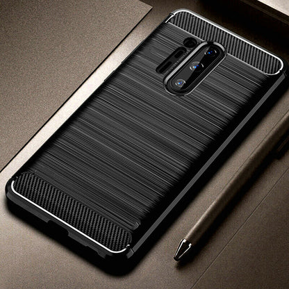 Калъф за OnePlus 8 Pro, Techsuit, Карбон, Черен