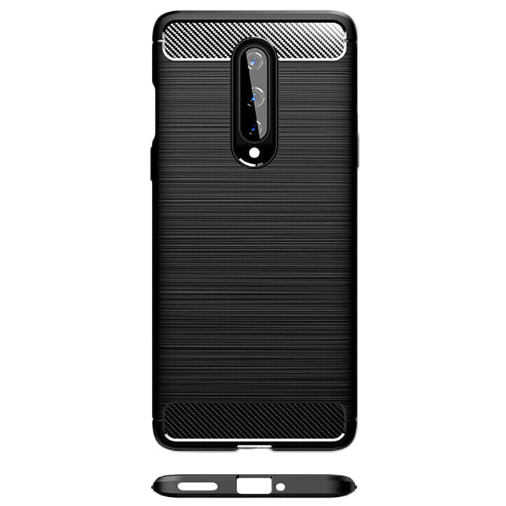 Калъф за OnePlus 8, Techsuit, Карбон, Черен