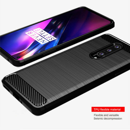 Калъф за OnePlus 8, Techsuit, Карбон, Черен