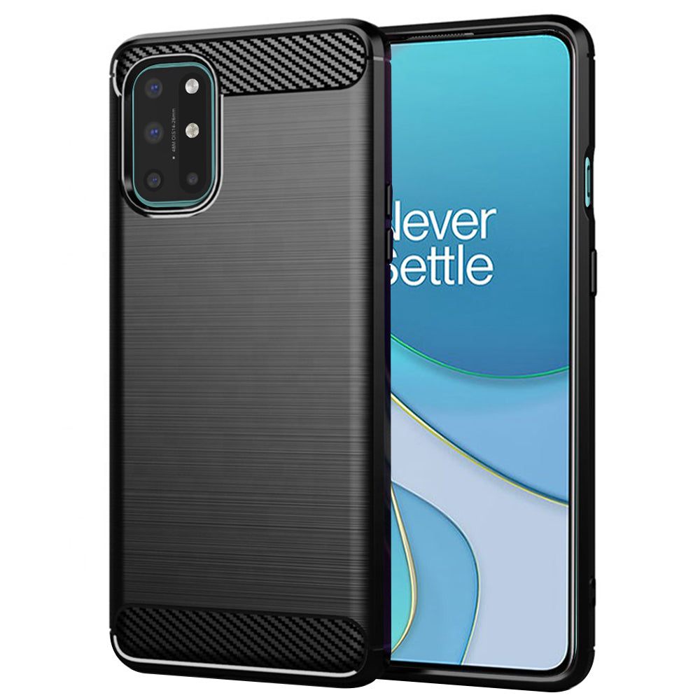Калъф за OnePlus 8T, Techsuit, Карбон, Черен