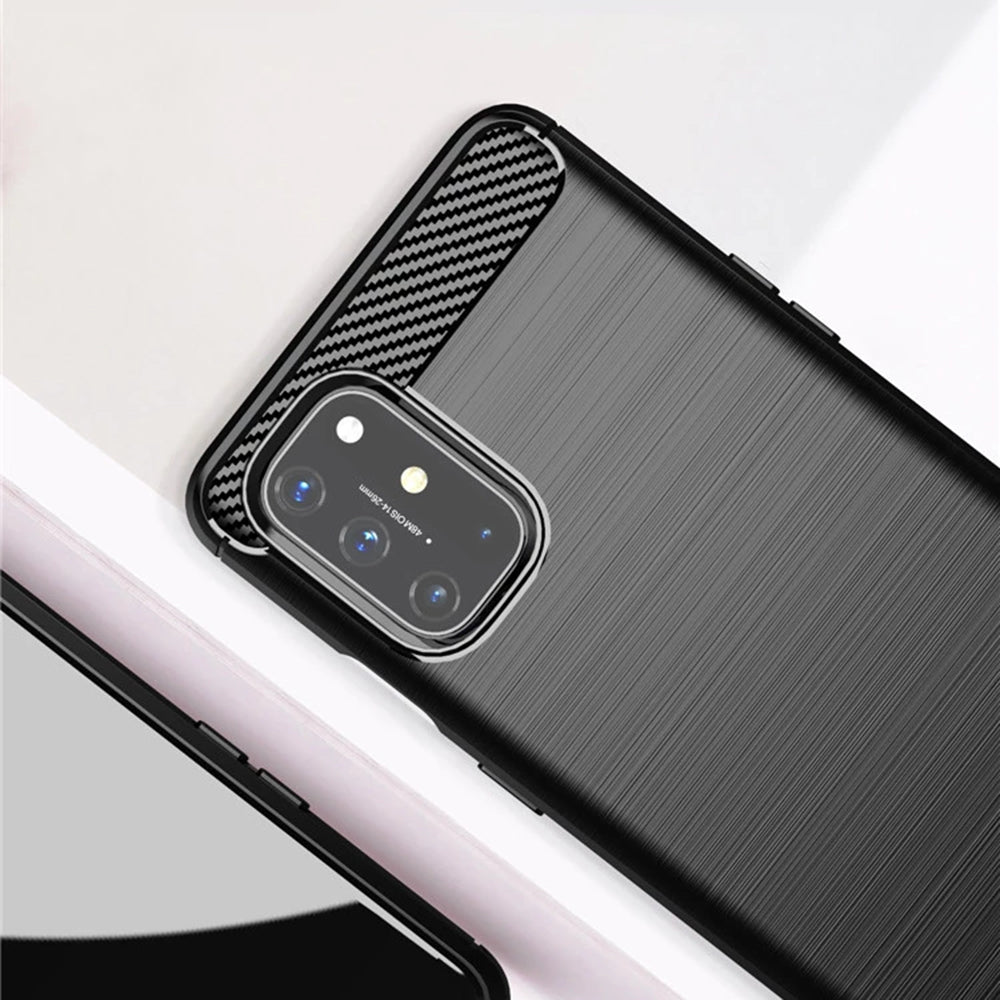 Калъф за OnePlus 8T, Techsuit, Карбон, Черен