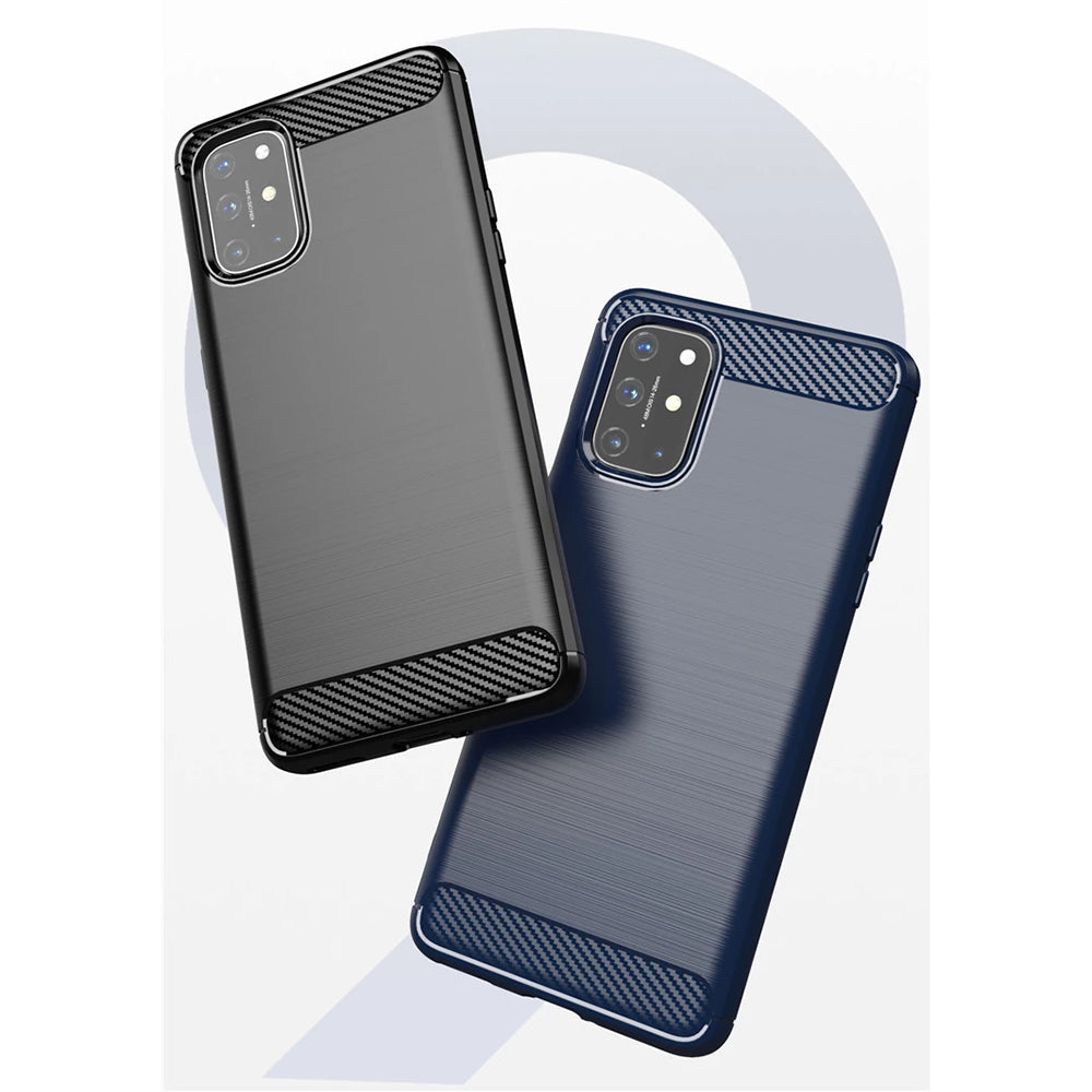 Калъф за OnePlus 8T, Techsuit, Карбон, Черен
