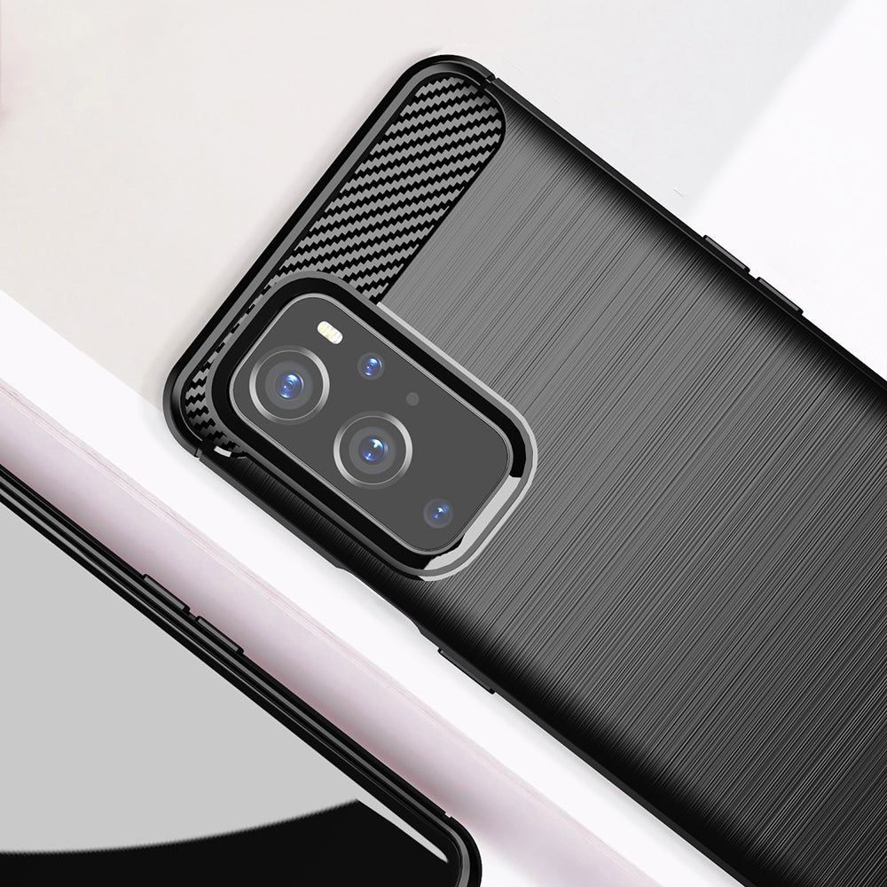 Калъф за OnePlus 9 Pro, Techsuit, Карбон, Черен