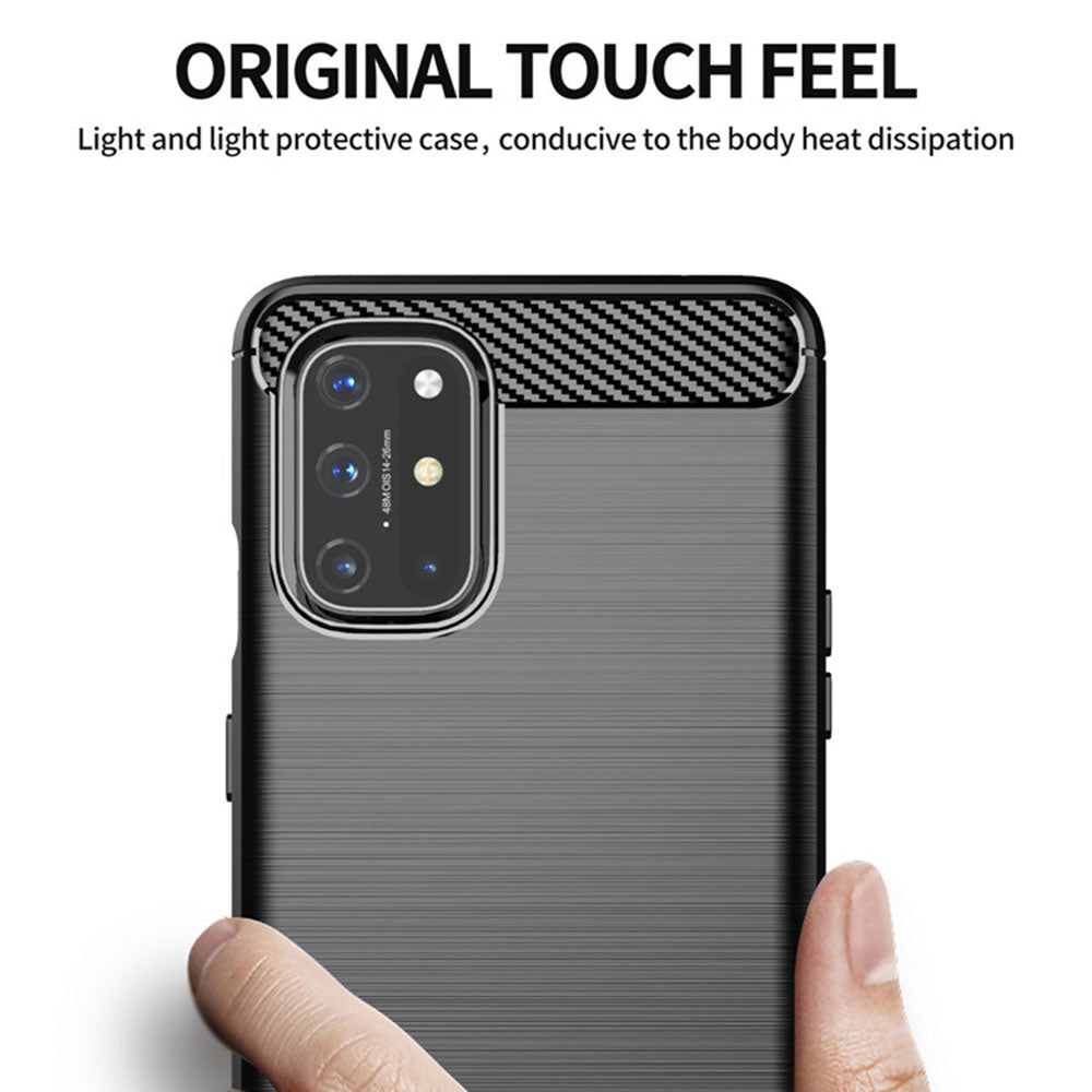 Калъф за OnePlus 9, Techsuit, Карбон, Черен