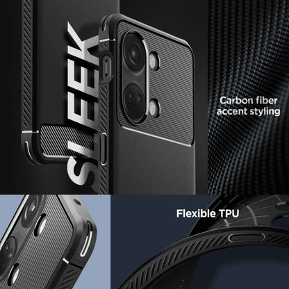 Калъф за OnePlus Nord 3, Spigen, Rugged Armour, черен ACS05197 