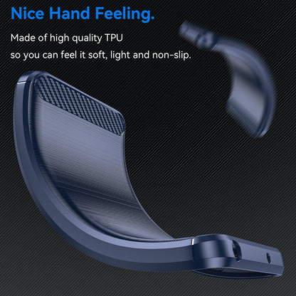 Калъф за OnePlus Nord 4, Techsuit, Карбон, Син