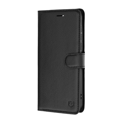 Калъф за OnePlus Nord 6, Techsuit, Leather Folio, Черен