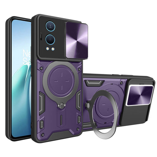 Калъф за OnePlus Nord CE4 Lite, Techsuit, CamGuard Pro, Лилав