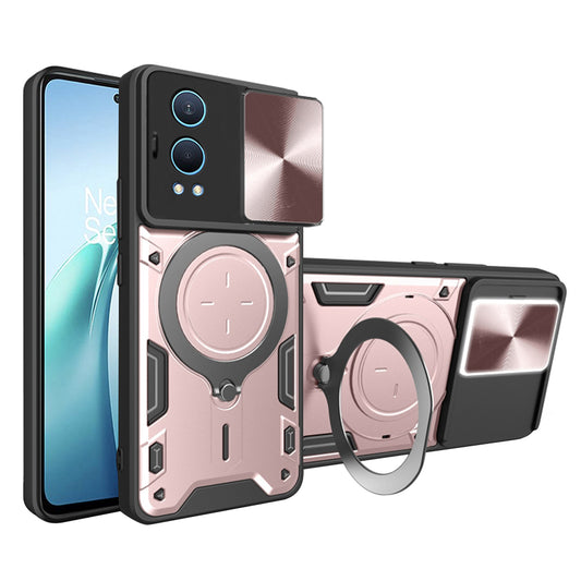 Калъф за OnePlus Nord CE4 Lite, Techsuit, CamGuard Pro, Розово злато