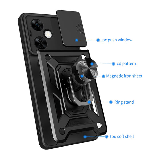 Калъф за OnePlus Nord CE4 Lite, Techsuit, CamShield, Зелен