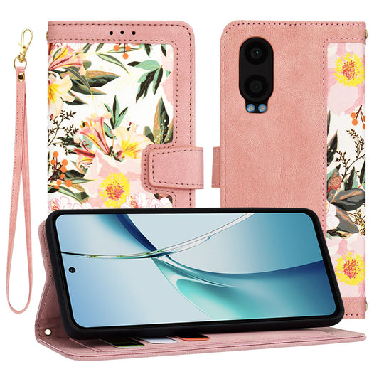 Калъф за OnePlus Nord CE4 Lite, Techsuit, FlipCraft, Розов