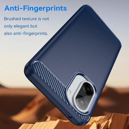 Калъф за OnePlus Nord CE5, Techsuit, Карбон, Син