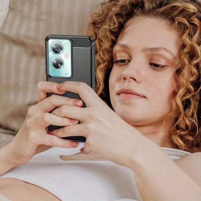 Калъф за OnePlus Nord N30 SE / Oppo A79, Techsuit, Карбон, Черен