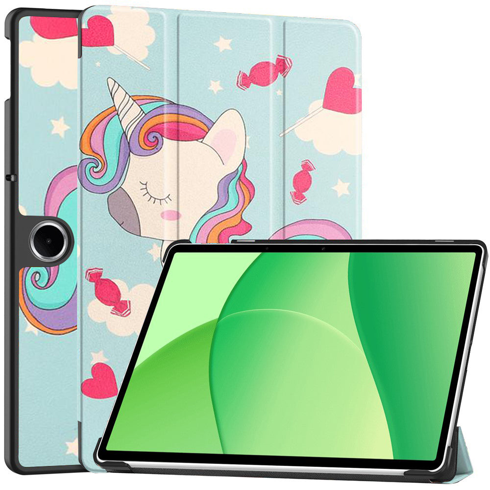 Калъф за OnePlus Pad Lite / Oppo Pad SE, Techsuit, FoldPro Unicorn, Многоцветен