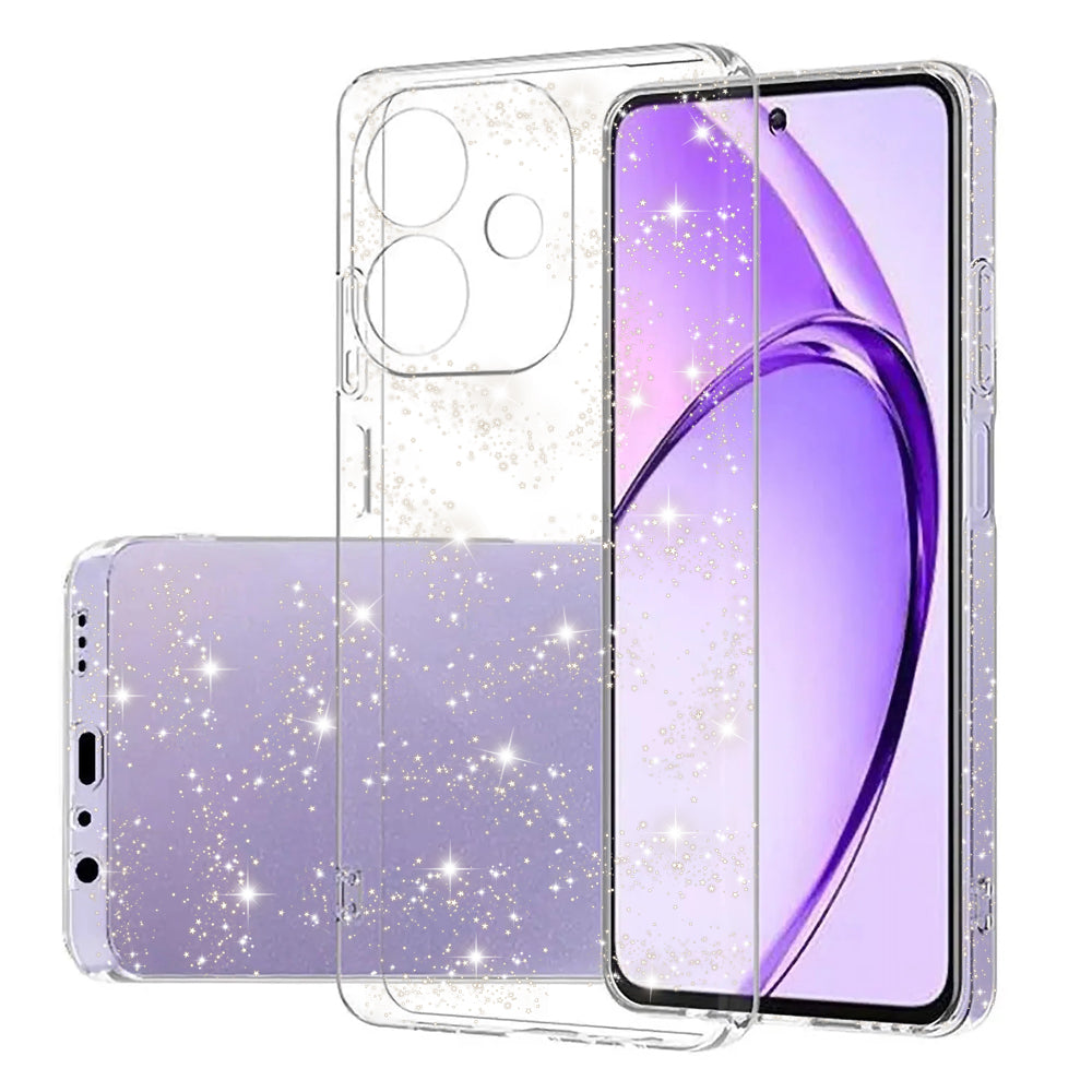 Калъф за Oppo A3 4G / A3 5G, Techsuit, SparkleSkin, Прозрачен
