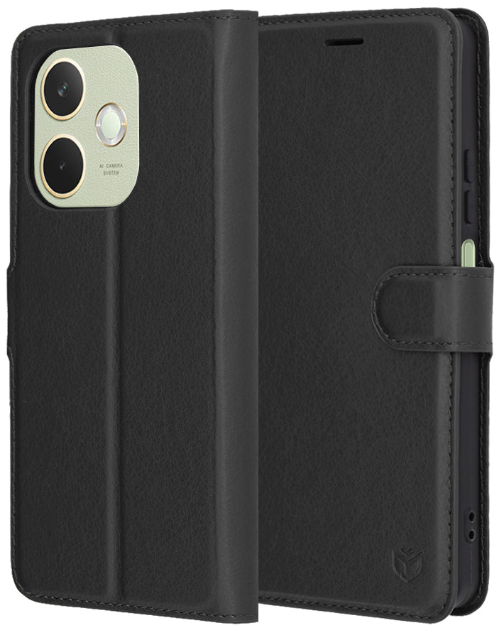 Калъф за Oppo A5 Pro 4G / A5 Pro, Techsuit, Leather Folio, Черен
