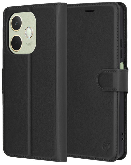 Калъф за Oppo A5 Pro 4G / A5 Pro, Techsuit, Leather Folio, Черен