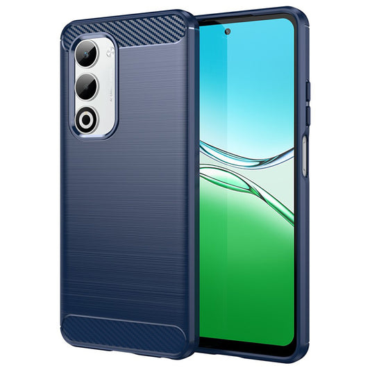 Калъф за Oppo A5 4G, Techsuit, Карбон, Син