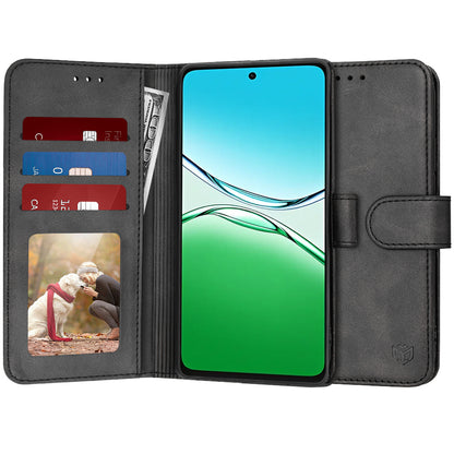 Калъф за Oppo A5 4G, Techsuit, Diary Book, Черен