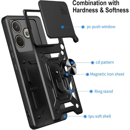 Калъф за Oppo A5 Pro 4G / A5 Pro, Techsuit, CamShield, Черен
