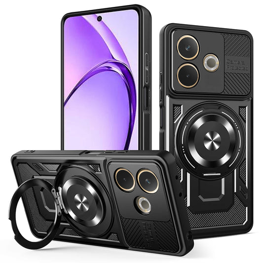 Калъф за Oppo A5 Pro 4G / A5 Pro, Techsuit, RuggedCam, Черен