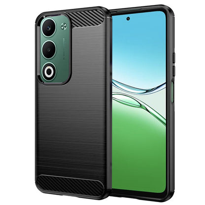 Калъф за Oppo A5 4G, Techsuit, Карбон, Черен