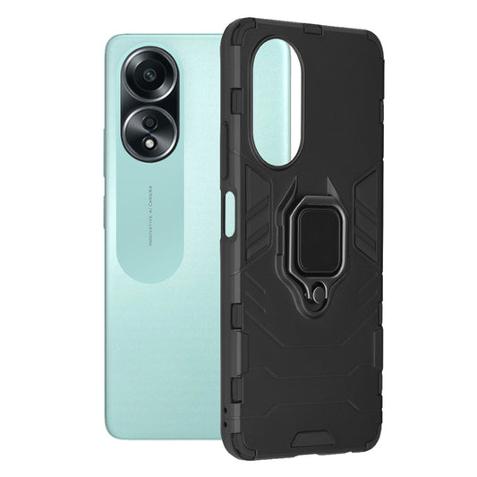 Калъф за Oppo A58 4G, Techsuit, Shield, Черен