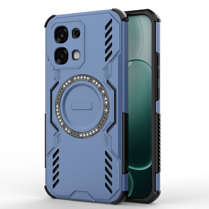 Калъф MagSafe за Oppo A6 Pro 5G / A6 Pro 4G, Techsuit, ArmorMag, Син