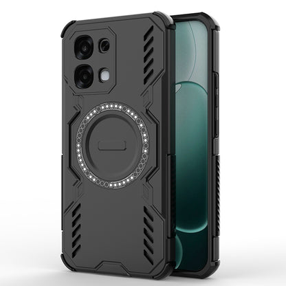 Калъф MagSafe за Oppo A6 Pro 5G / A6 Pro 4G, Techsuit, ArmorMag, Черен
