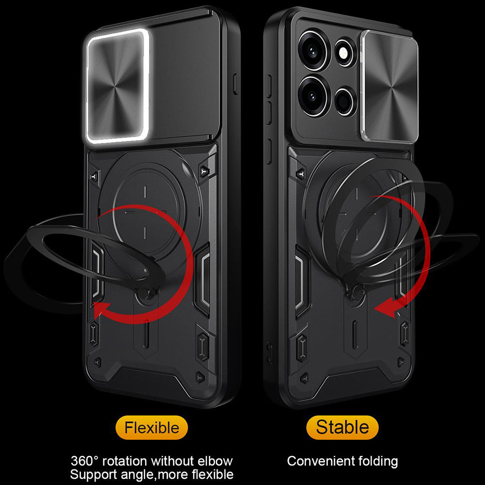 Калъф за Oppo A6 Pro 5G / A6 Pro 4G, Techsuit, CamGuard Pro, Розово злато