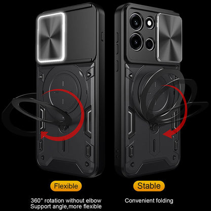 Калъф за Oppo A6 Pro 5G / A6 Pro 4G, Techsuit, CamGuard Pro, Розово злато
