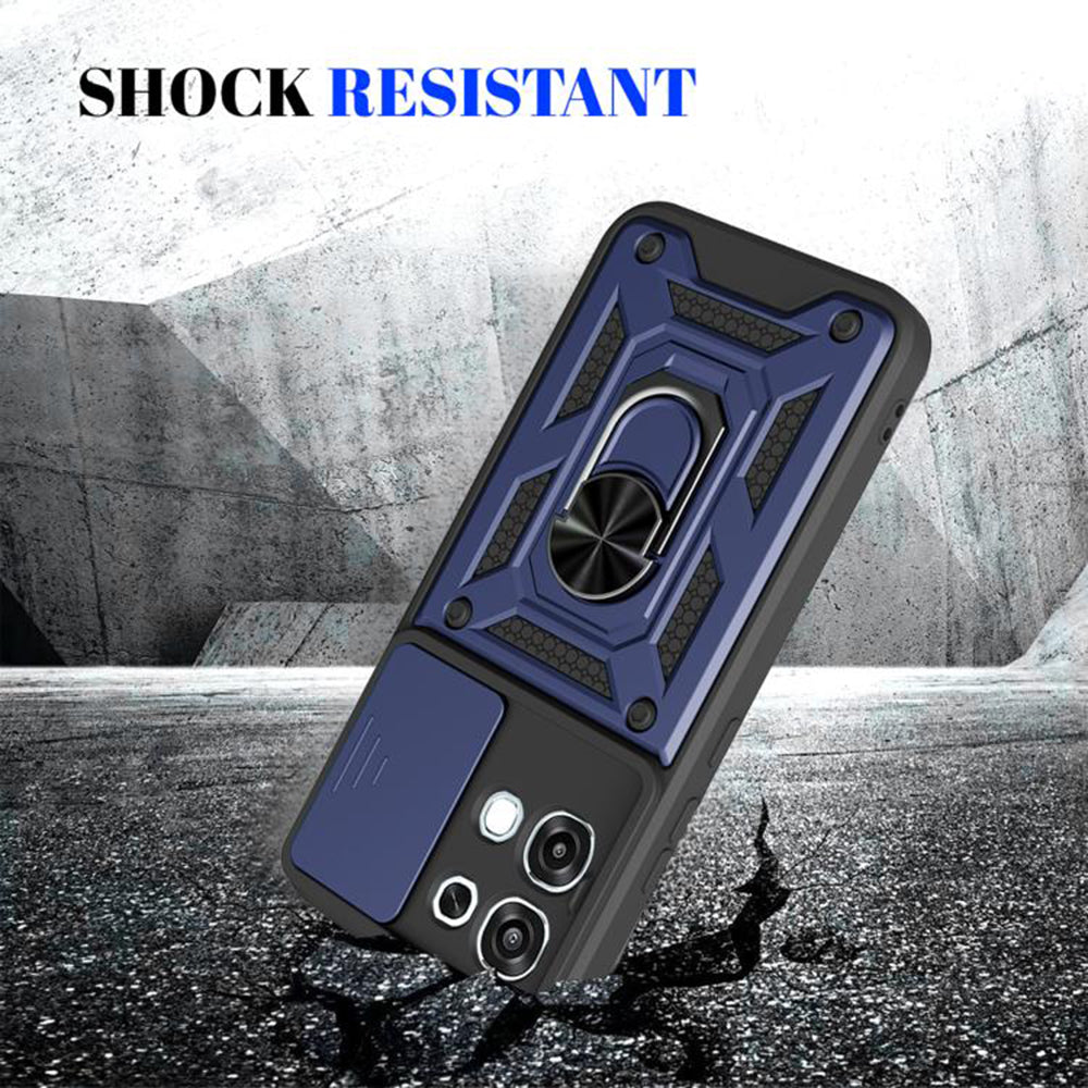 Калъф за Oppo A6 Pro 5G / A6 Pro 4G, Techsuit, CamShield, Син