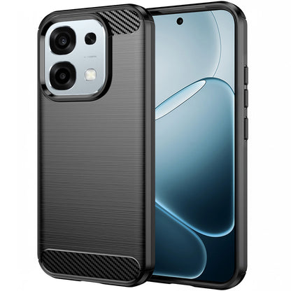 Калъф за Oppo A6 Pro 5G / A6 Pro 4G, Techsuit, Карбон, Черен