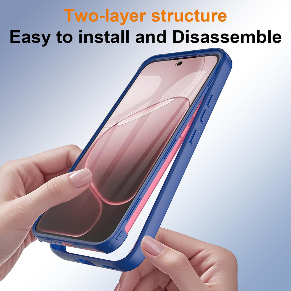 Калъф за Oppo A6 Pro 5G / A6 Pro 4G, Techsuit, ColorVerse 360, Син