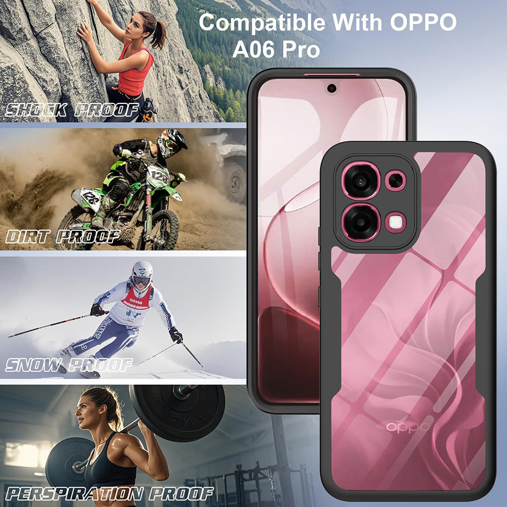 Калъф за Oppo A6 Pro 5G / A6 Pro 4G, Techsuit, ColorVerse 360, Черен