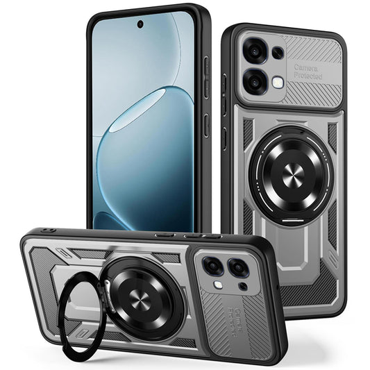 Калъф за Oppo A6 Pro 5G / A6 Pro 4G, Techsuit, RuggedCam, Сив