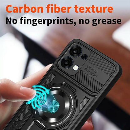 Калъф за Oppo A6 Pro 5G / A6 Pro 4G, Techsuit, RuggedCam, Черен