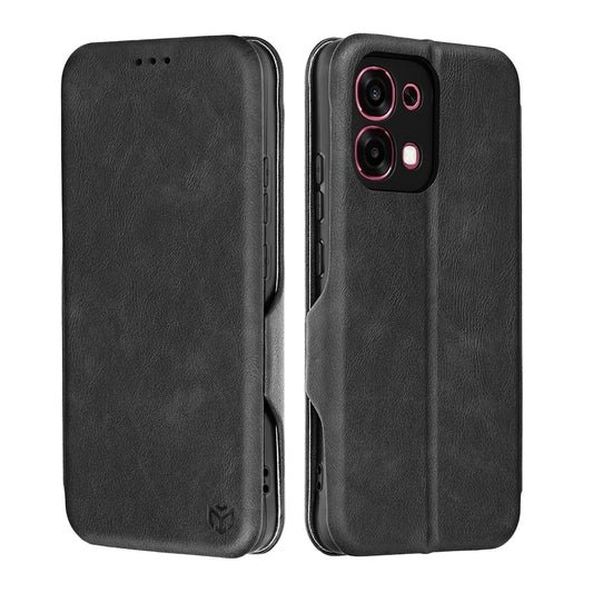 Калъф за Oppo A6 Pro 5G / A6 Pro 4G, Techsuit, Safe Wallet Plus, Черен
