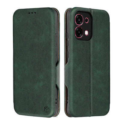 Калъф за Oppo A6 Pro 5G / A6 Pro 4G, Techsuit, Safe Wallet Plus, Зелен