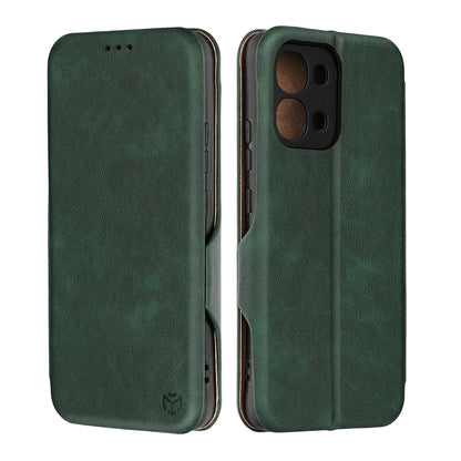 Калъф за Oppo A6 Pro 5G / A6 Pro 4G, Techsuit, Safe Wallet Plus, Зелен